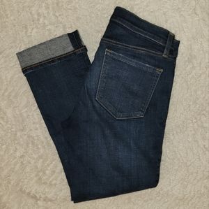 Loft modern kick crop jeans size 0/25